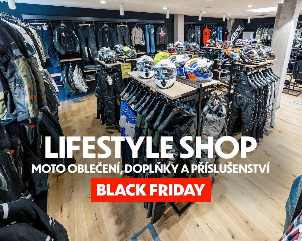 LIFESTYLE SHOP - JEDINEČNÉ MÍSTO PRO VŠECHNY MOTORKÁŘE